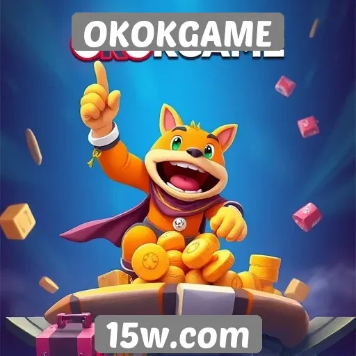 Plataforma OKOKGAME atrai jogadores com design amigável
